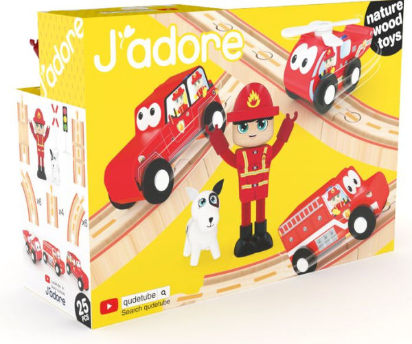 J'ADORE Firefighter Railway Set