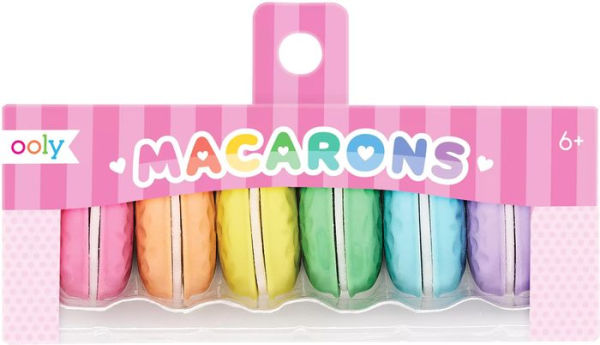 Macarons Scented Erasers - Set of 6