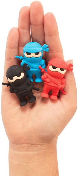 Ninja Erasers - Set of 3