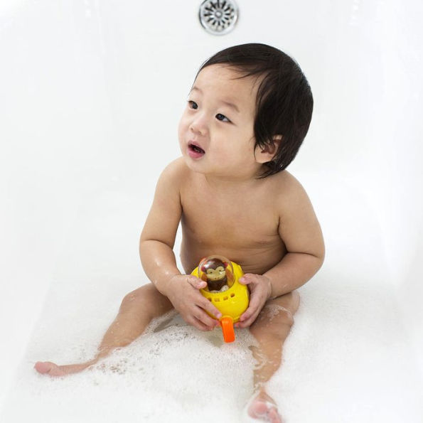Zoo Pull & Go Submarine Baby Bath Toy Monkey
