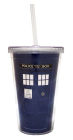 Doctor Who TARDIS Tumbler with Straw, 18 oz.