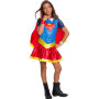 Dc Super Hero Girls Supergirl Hoodie Dress- Size - L