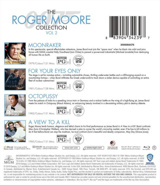 007: The Roger Moore Collection - Vol 2 [Blu-ray]