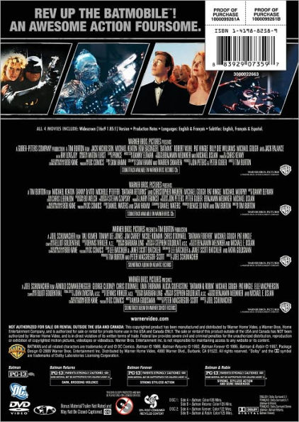 Batman Collection: 4 Film Favorites [2 Discs]