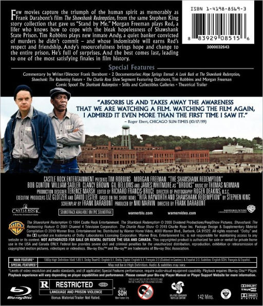 The Shawshank Redemption [Blu-ray]