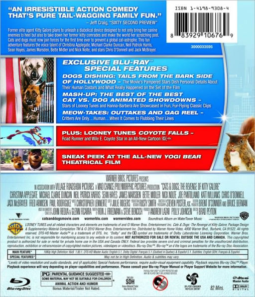 Cats & Dogs: The Revenge of Kitty Galore [2 Discs] [Blu-ray/DVD]