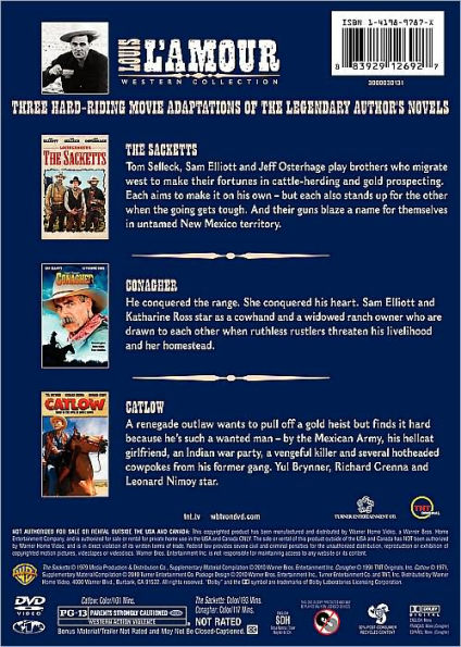 The Louis L'Amour Western Collection: The Sacketts/Conagher/Catlow [4 Discs]