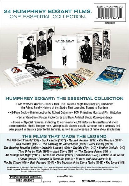 Humphrey Bogart: The Essential Collection [12 Discs] [With Book & Photo Cards]