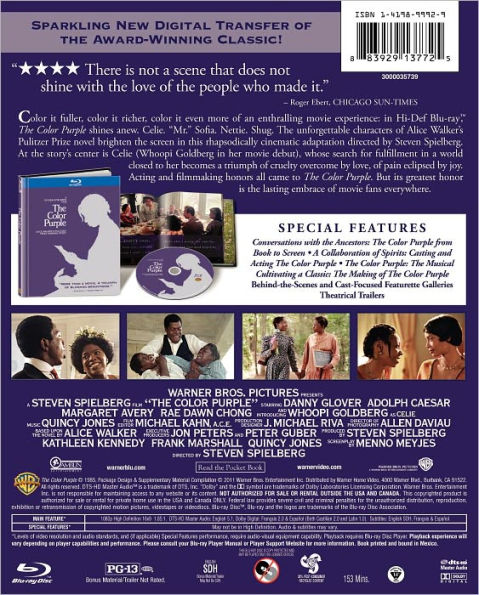 The Color Purple [DigiBook] [Blu-ray]