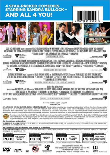 Sandra Bullock Comedy Collection: 4 Film Favorites [2 Discs]