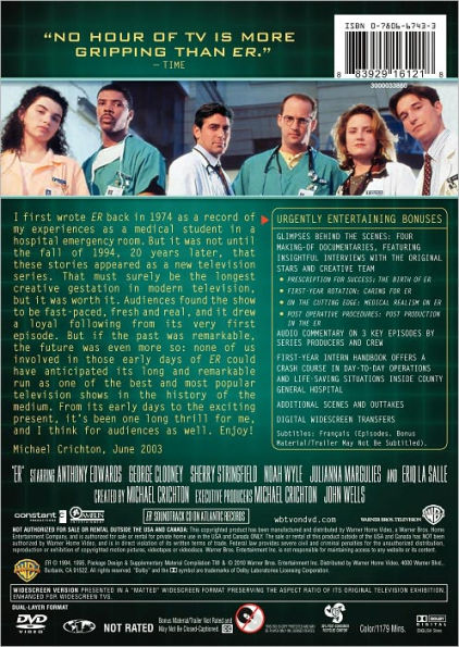 ER: The Complete First Season [7 Discs]