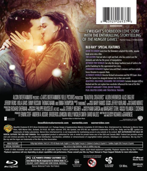 Beautiful Creatures [2 Discs] [Includes Digital Copy] [Blu-ray/DVD]