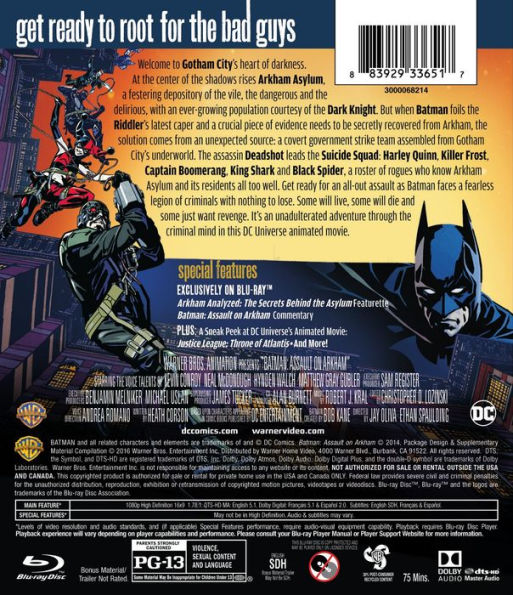 Batman: Assault on Arkham [Blu-ray]