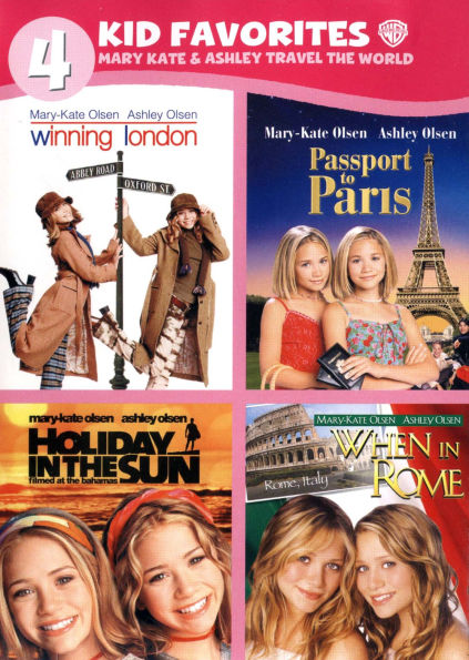 4 Kid Favorites: Mary-Kate & Ashley Travel the World [4 Discs]