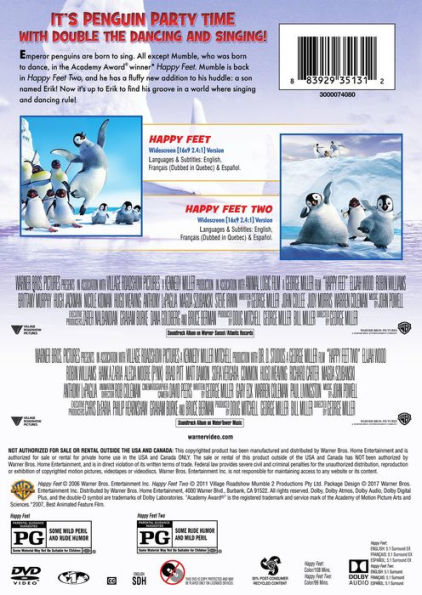 Happy Feet/Happy Feet Two [2 Discs]