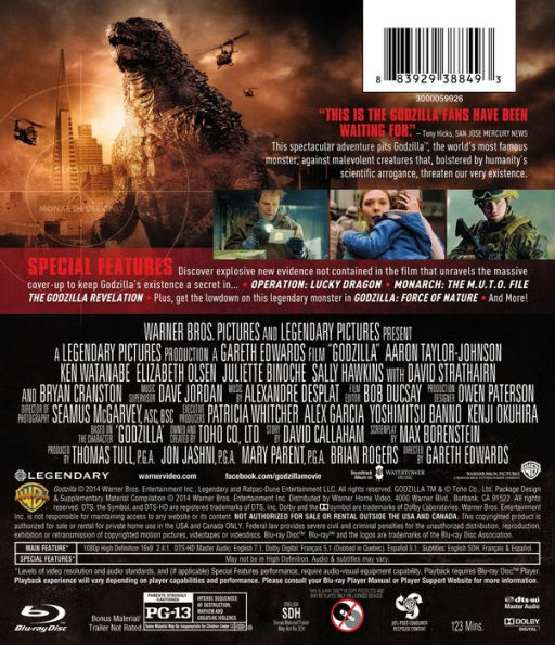 Godzilla [Blu-ray]