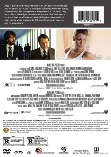 Argo/The Town [2 Discs]