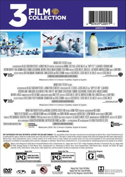 Happy Feet/Happy Feet Two/March of the Penguins