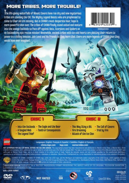 LEGO: Legends Chimas - Quest for the Legend Beasts [2 Discs]