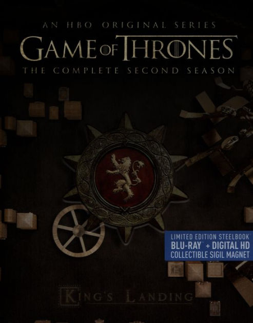 game of thrones the complete second season dvd