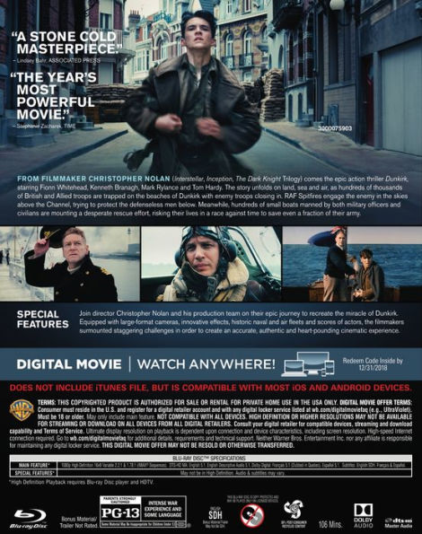Dunkirk [Blu-ray]