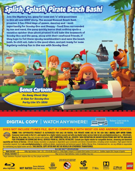 LEGO Scooby-Doo!: Blowout Beach Bash [Blu-ray] [2 Discs]