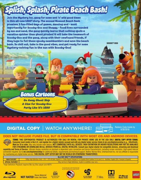 LEGO Scooby-Doo!: Blowout Beach Bash [Blu-ray] [2 Discs]