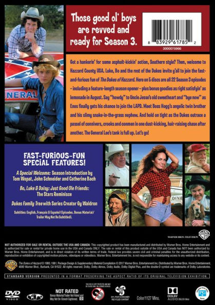 The Dukes of Hazzard: The Complete Third Season