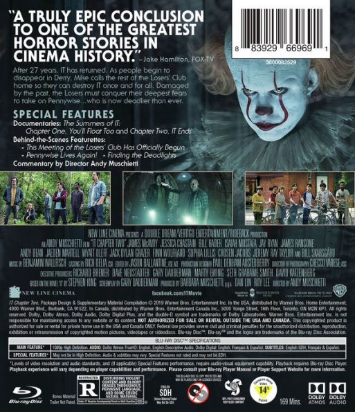 It: Chapter Two [Blu-ray]