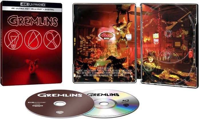 Gremlins en Blu-Ray 4K Steelbook