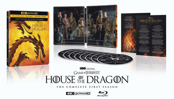 House of the Dragon: The Complete First Season [SteelBook] [4K Ultra HD Blu-ray/Blu-ray]