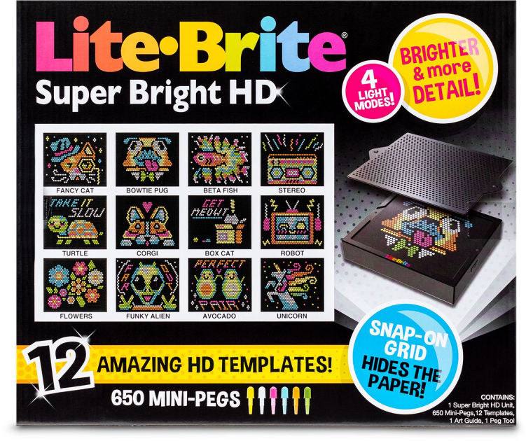 Lite Brite Super Bright HD by Basic Fun | Barnes & Noble®