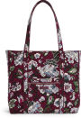 Iconic Tote Bag Bordeaux Blooms