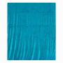 Lavish Home Floral Etched Fleece Blanket with Sherpa King Teal