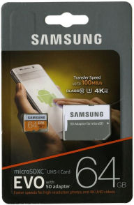 Title: 64GB Samsung Memory Card