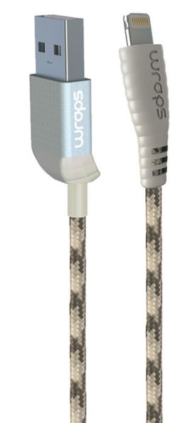Wraps Connect Cable - Lightning USB - Snow - 1 Meter