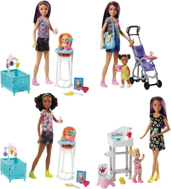 barbie babysitting set
