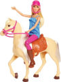 Barbie Basic Horse and Doll -Blonde