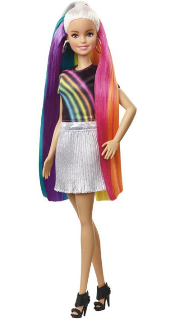 Barbie Rainbow Sparkle Hair Doll by Mattel | Barnes & Noble®