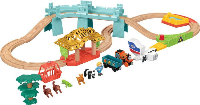 thomas and friends wooden railway set