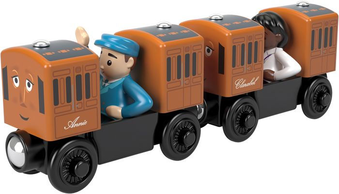 thomas and friends wooden railway annie and clarabel