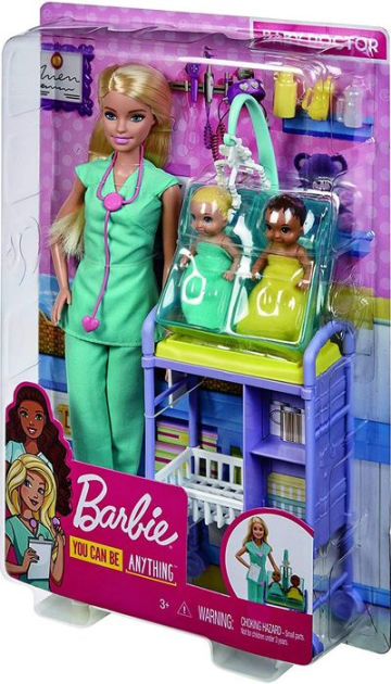 barbie doctor playset