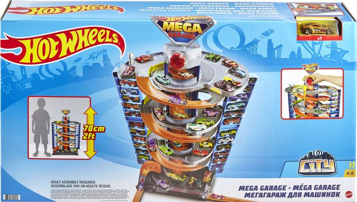 Hot Wheels City Track Set with 1 Car, Track Play That Connects to Other  Sets, Ice Cream Shop Playset​​