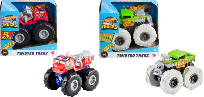 Hot Wheels Monster Trucks Twisted Tredz (Assorted; Styles Vary)