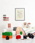 Alternative view 4 of LEGO Storage Brick 8 Aqua