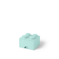 Title: LEGO Storage Brick Drawer 4, Aqua Light Blue