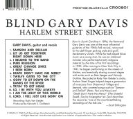 Title: Harlem Street Singer [Bluesville Acoustic Sounds Series], Artist: Blind Gary Davis