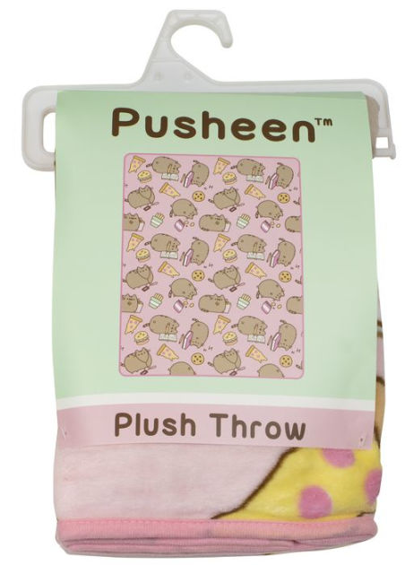 Pusheen With Pizza Throw Blanket – Jolitee