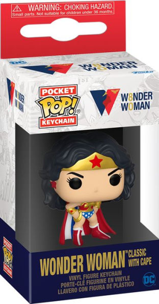 POP Keychain: WW 80th-WW(ClassicW/Cape)