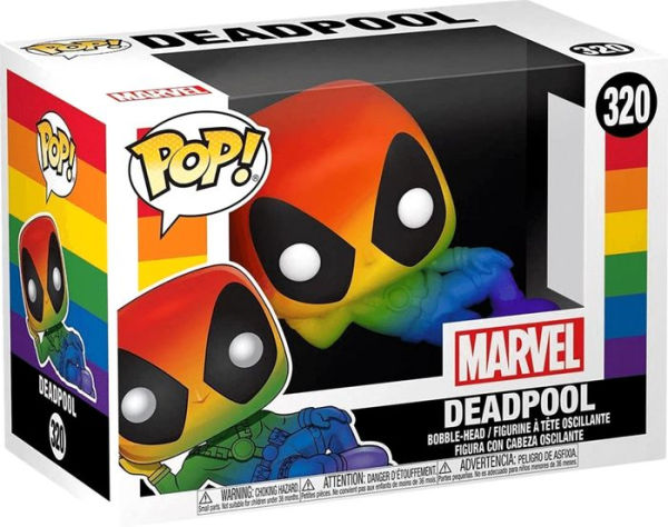 POP Marvel: Pride- Deadpool (Rainbow)
